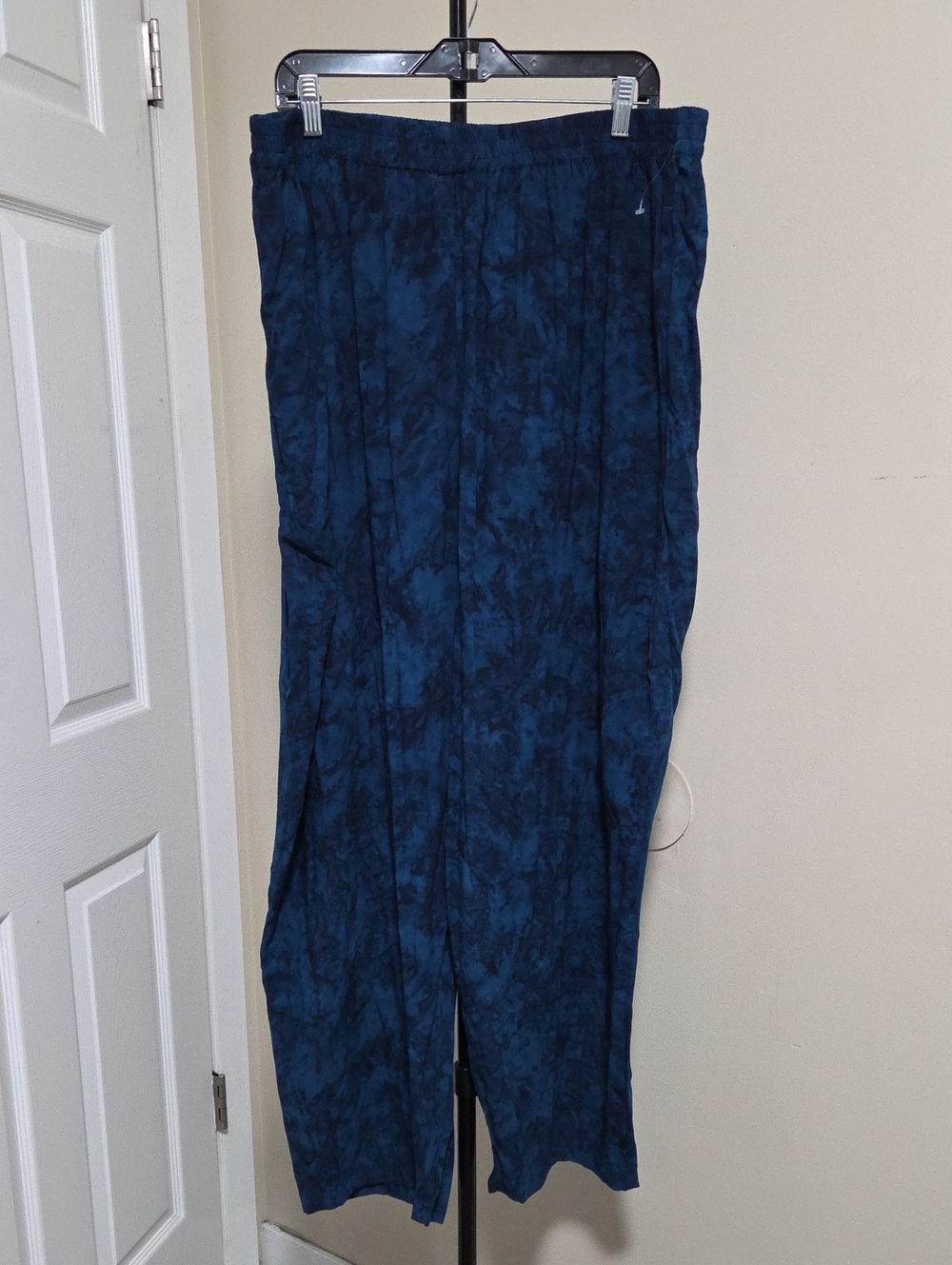 Good Earth Clothing Plus Size Navy Tie-Dye Lounge Pants